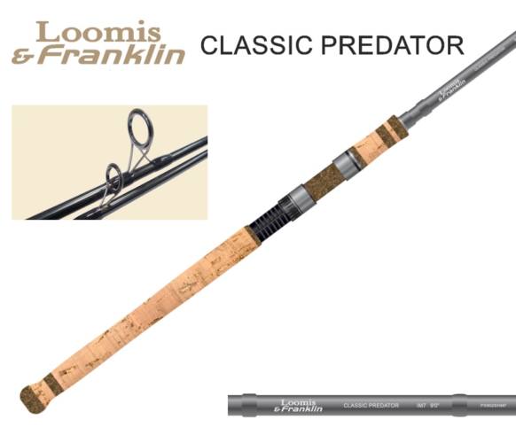 Loomis and franklin classic predator - im7 ps902shmf 270 cm pergető horgászbot