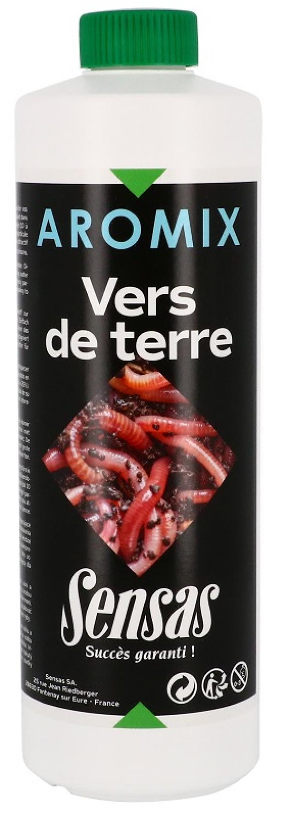 Sensas attraktor aromix vers de terre (giliszta) 500ml