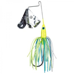 Strike king tri-wing mini buzz king chartreuse blue - 3.5g