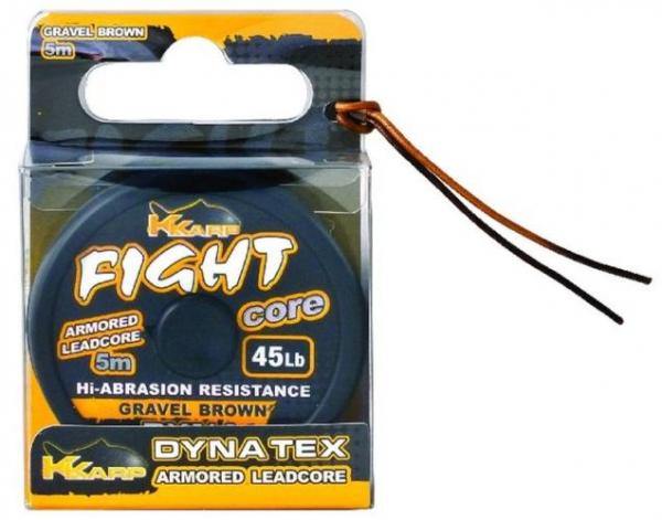 K-karp dt fight core 5m camou brown 45lb, fonott előkezsinór