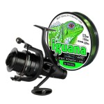 By döme tf carpfighter pro 6000 nyeletőfékes orsó balsax iguana zsinórral