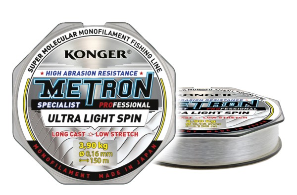 Konger metron specialist pro ultra light spin 0.12mm/150m monofil zsinór