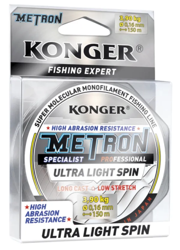 Konger metron specialist pro ultra light spin 0.12mm/150m monofil zsinór - Image 2
