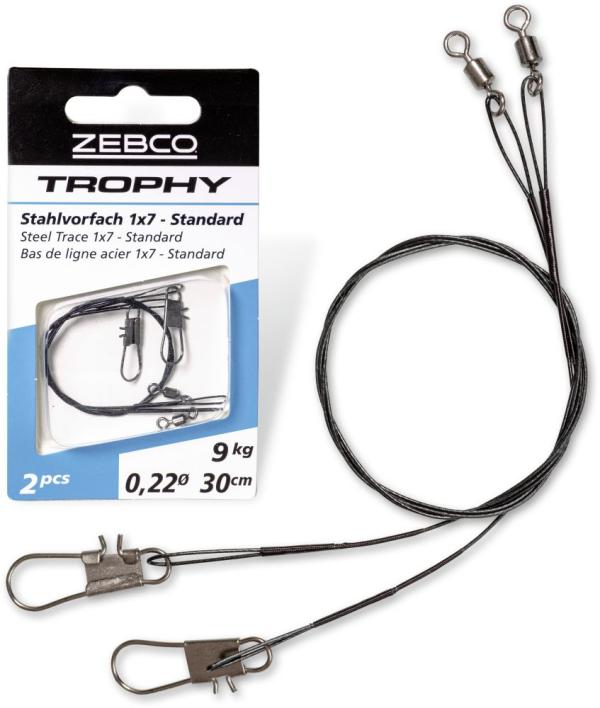 Zebco trophy 1x7 - standard 50cm 12kg 2db drótelőke