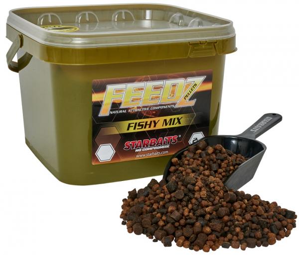 Starbaits feedz (hal íz) mix 2kg etető pellet
