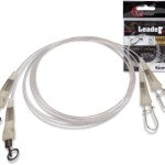 Quantum q-leader fluoro carbon 80cm 0,70mm 27kg,60lbs átlátszó 2db harapásálló előke