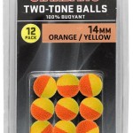 Starbaits two tones balls 10mm narancs/sárga 12db lebegő golyó