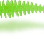 1,5g 5,5cm neon zöld zebco magic trout t-worm paddler sajt 6darab