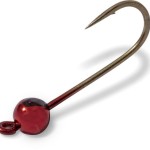 0,7g piros zebco magic trout golden t-jig 3darab