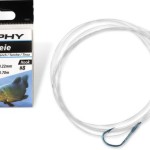 #12 zebco trophy compó előkötött horog kék ?0,18mm 70cm 8darab