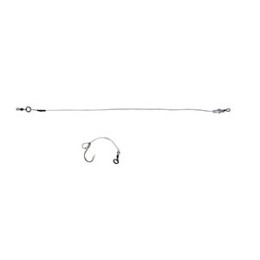 Prologic chod - hinged stiff rig std 4cm 20lbs/xc8 size 8 3pcs előkötött chod szerelék