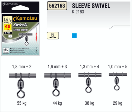 Kamatsu sleeve swivel 3+1.6 ss 44kg k-2163