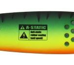 A-static turbine spoon 3/0 90g sinking firetiger uv