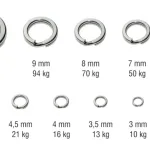 Kamatsu hyper strong split ring k-2199 ss 8mm 70kg - Image 2