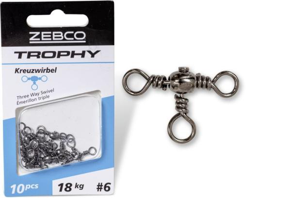 16mm zebco trophy kereszt forgó 10 10darab