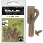 Radical safety clip camo-green 10 darab