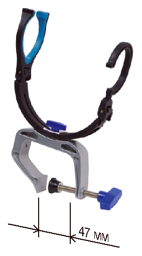 Konger boat mounted alu rod holder no.1