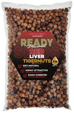 Starbaits ready seeds red liver (máj) tigernuts 1kg tigrismogyoró