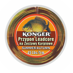 Konger team carp leadcore leader summer autumn for carp sets 45lbs 5m