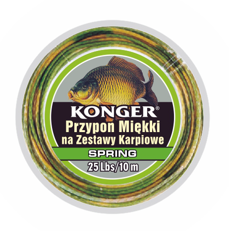 Konger soft braid spring for carp sets 45lbs 10m