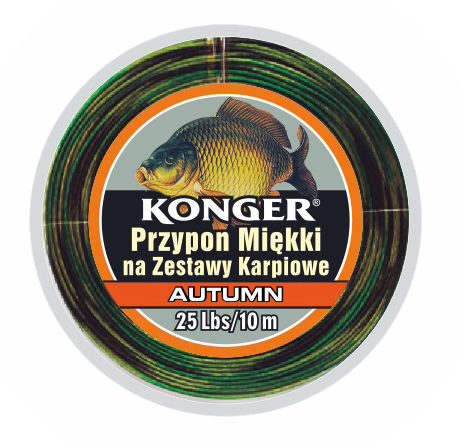 Konger soft braid autumn for carp rig 35lbs 10m