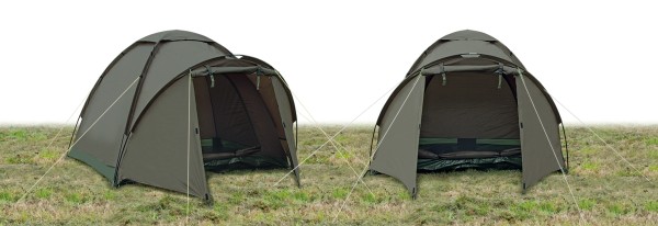 Konger tent 6 with overwrap 280x210x150