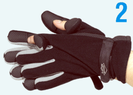 Konger fleece gloves no.2 full finger size m