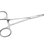 Jaxon curved forceps 13cm hajlított végű fogó
