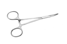 Jaxon curved forceps 15cm hajlított végű fogó