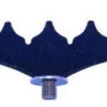 Aluflokk af-4 fekete feeder bottartó fej 215 mm