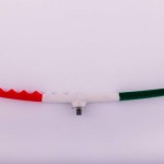 Aluflokk af-11 trikolor feeder bottartó fej 360 mm