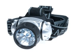 Jaxon round led headlamp 9 led 3xaaa 1,5v fejlámpa