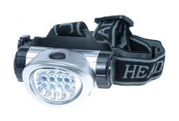 Jaxon oval led headlamp 8 led 3xaaa 1,5v fejlámpa