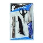 Jaxon set knife+scissors+scaper halpucoló szett
