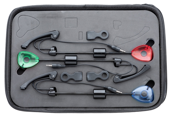 Jaxon bite indicators set piros/kék/zöld 3 darabos swinger szett