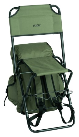 Jaxon small folding chair/w rucksack 35x31x43/80cm 2,7kg 19mm horgászszék