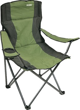 Jaxon folding chair with arms 52x51x44/92cm 3,1kg 19mm horgászszék