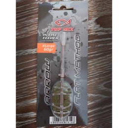 TOP MIX Arrow Flat method feeder kosár - XL 60g