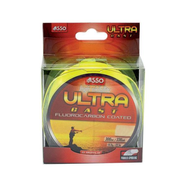 Asuf322 asso ultra cast fluorocarbon zsinór 300m 0,22 s
