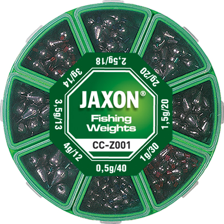 Jaxon lead sets 160g 0,5/1/1,5/2/2,5/3/3,5/4g ólomkészlet