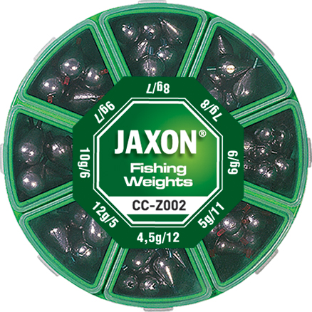Jaxon lead sets 458g 4,5/5/6/7/8/9/10/12g ólomkészlet