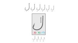 Nuclear horog mr300 14 füles, szakállas horog