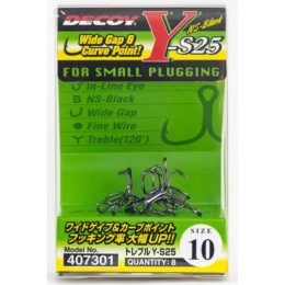Decoy Y-S25 Light Game #10 hármas horog 8 db/csg