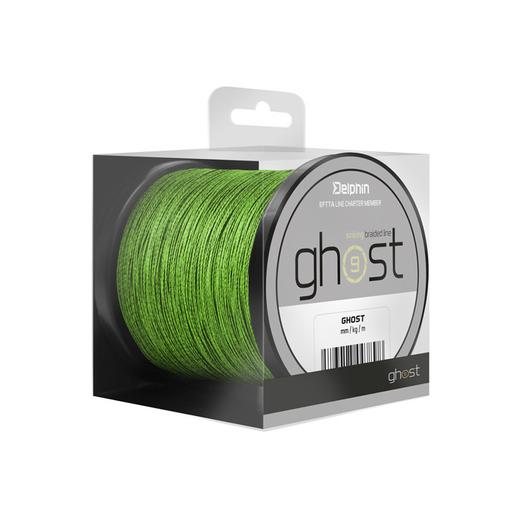 Delphin GHOST 8+1 zöld 0,18mm 9,1kg 6000m fonott zsinór