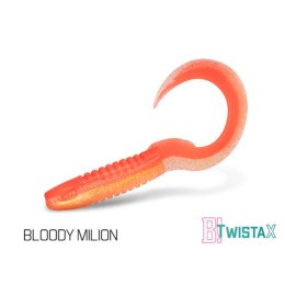 Delphin TwistaX Eeltail UVs 6x 5db 15cm BLOODY MILION Duopack box