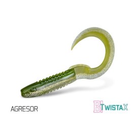 Delphin TwistaX Eeltail UVs 6x 5db 6cm AGRESOR Duopack box