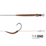 Delphin THE END Boilie rig kötött horog 2db 20cm 25lbs 08