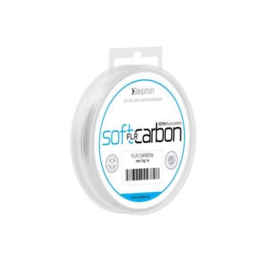 Delphin SOFT FLR CARBON - 100% fluocarbon 0,148mm 1,76kg 50m előkezsinór