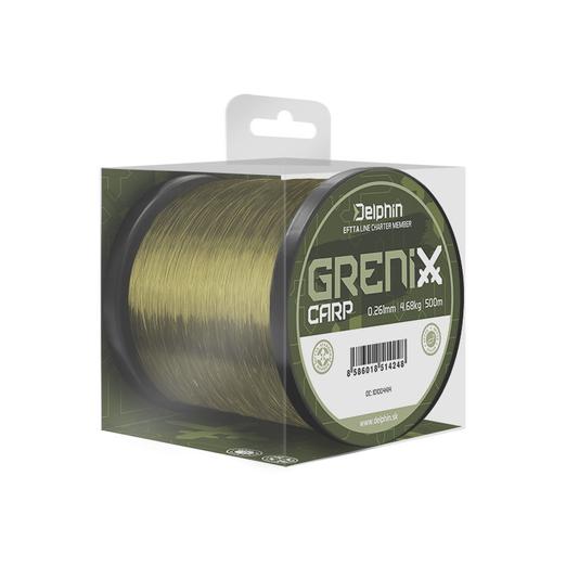 Delphin GRENIX Carp zöld 0,331mm 7,39kg 1000m monofil zsinór