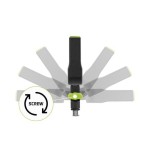Delphin Reaxe EvaBack 36cm feeder bottartó - Image 2